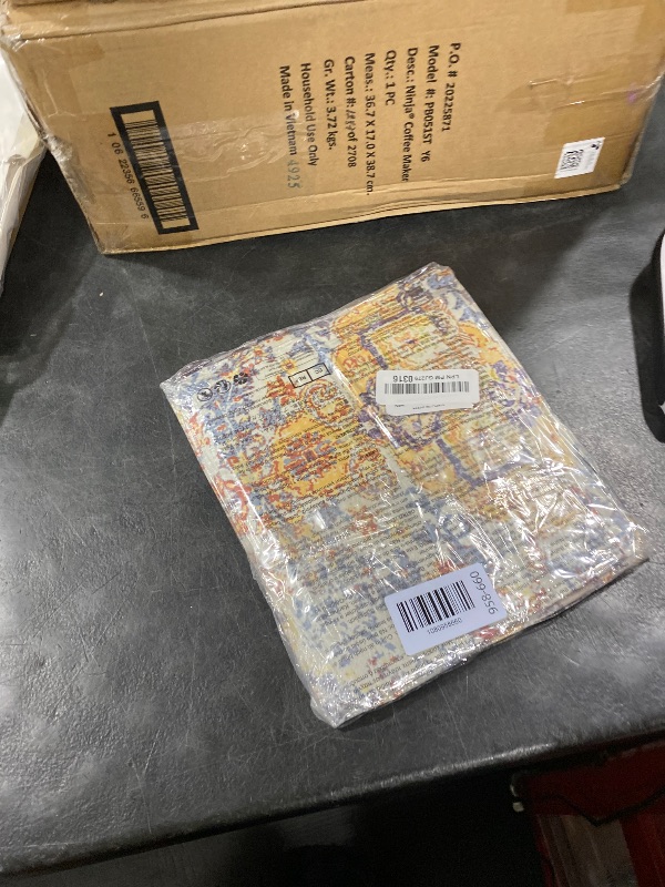 Photo 1 of Horaldaily Boho Bohemia Style Tablecloth 52×70 Inch Rectangular, Yellow Vintage Country Rustic Farmhouse Magical Fall Orange Washable Seasonal Table Cover for Party Picnic Dinner Decor