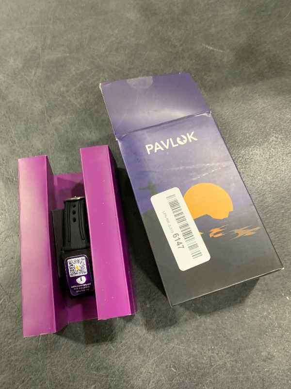 Photo 1 of Pavlok 3 Sports (Black) – App-Controlled Silent Alarm & Habit Trainer Wearable – Chime/Vibration/Adjustable Zap – Includes Plus (Lifetime Access) – Steps & Sleep Tracking