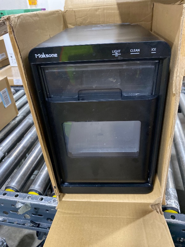 Photo 1 of Maksone Nugget Ice Maker Countertop,44lbs/Day,Self-Cleaning ice Machine with Pebble ice,One-Click Operation,for Home/Kitchen/Office