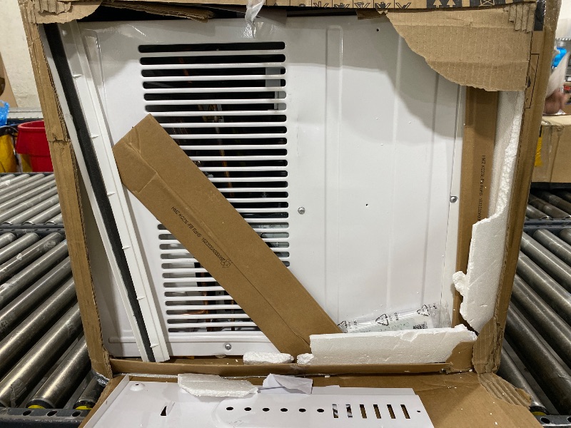 Photo 1 of Keystone 10,000 BTU Slider Window Air Conditioner and Dehumidifier, 115V Air Conditioner Window Unit for Bedroom, Living Room, and Small-Medium Sized Rooms up to 450 Sq.Ft, 4-Way Air Direction Control