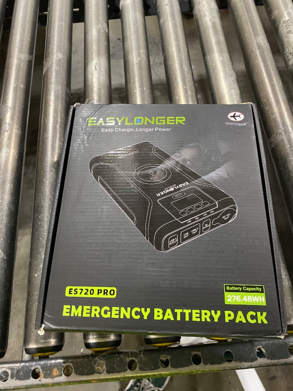 Photo 1 of EASYLONGER CPAP Battery Backup Power Supply ES720 PRO, 276.48Wh Battery Pack for AirSense 11, AirSense 10, AirCurve 10/11, AirMini, Philips Dreamstation/ 2, Emergency Batterys for Outdoor Camping