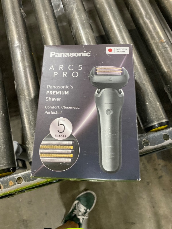 Photo 1 of Panasonic ARC5 PRO Electric Razor for Men, Wet/Dry 5-Blade Foil Shaver for Thick Beard & Stubble, 20D Flexible Head, Enhanced Beard Sensor, Pop-Up Trimmer – ES-L550WS