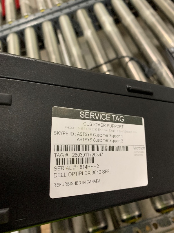 Photo 1 of Dell Optiplex 3040 SFF Business Desktop PC, Core i3-6100 3.7GHz, 8GB RAM, 256GB Solid State Drive, HDMI, RJ45, Windows 11 Pro 64bit (Renewed)