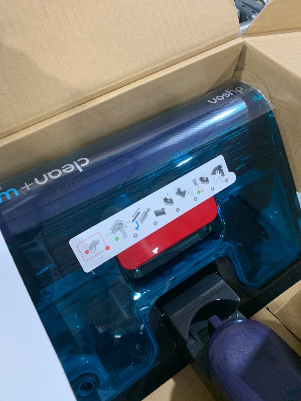 Photo 1 of Dyson Clean+Wash Hygiene Wet and Dry Cleaner for Hard Floors - Cordless, 70 Minutes Run time, lays Flat, Anti-Tangle, self-Cleaning Roller, Drying Dock