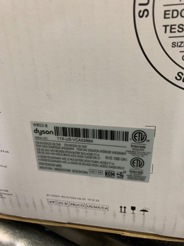 Photo 1 of Dyson Clean+Wash Hygiene Wet and Dry Cleaner for Hard Floors - Cordless, 70 Minutes Run time, lays Flat, Anti-Tangle, self-Cleaning Roller, Drying Dock
