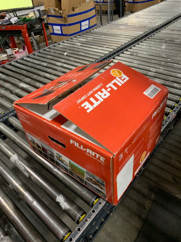 Photo 1 of Fill-Rite FR610HA 115V 15 GPM Fuel Transfer Pump w/Discharge Hose & Automatic Nozzle (Red) | Gasoline, Diesel, Kerosene, Ethanol & Methanol Blends & Biodiesel
