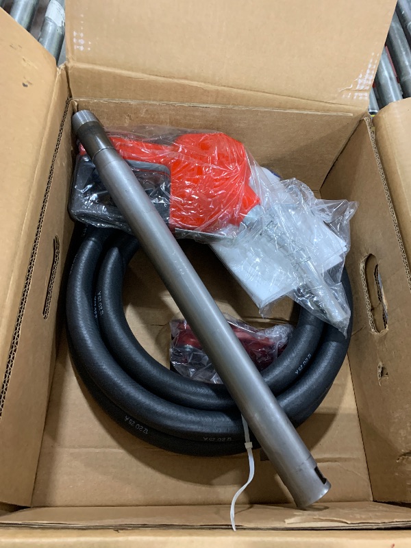 Photo 1 of Fill-Rite FR610HA 115V 15 GPM Fuel Transfer Pump w/Discharge Hose & Automatic Nozzle (Red) | Gasoline, Diesel, Kerosene, Ethanol & Methanol Blends & Biodiesel