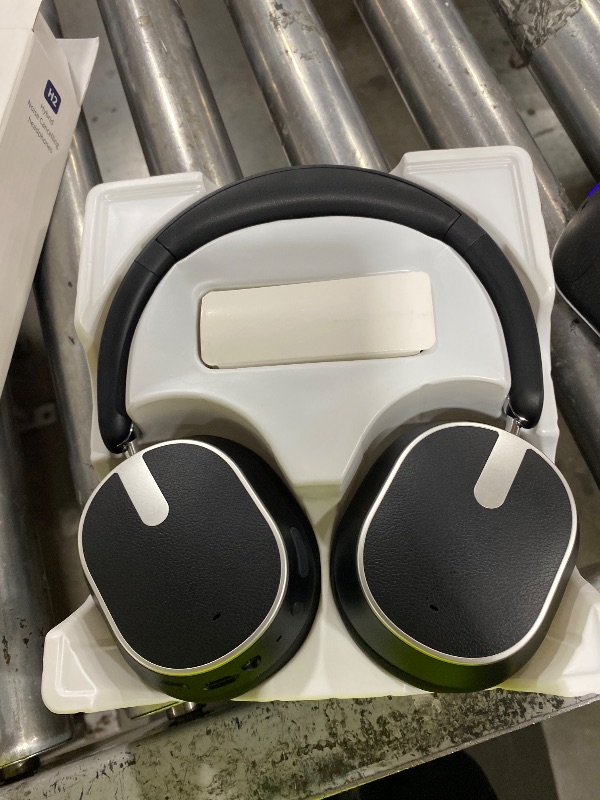View 3 of MMWOWARTS Hybrid Active Noise Cancelling Bluetooth Headphones, Over Ear Wireless Headphones with 120H Playtime, Hi-Res Audio, Deep Bass, Memory Foam Ear Cups for Home Office Travel