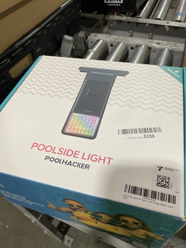 Photo 1 of Solar Pool Lights for Inground & Above Ground Pool, 10-Color 4-Mode LED Pool Lights, Underwater Swimming Pool Lights with Timer, Submersible Pool Lights with Remote, Waterproof Design (Black, 1 Pack)