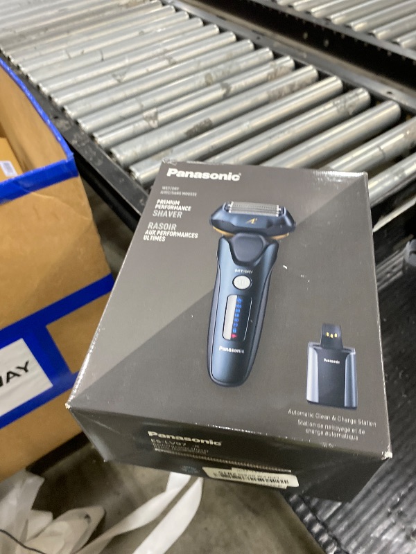 Photo 1 of Panasonic Electric Razor for Men, Electric Shaver for Men, ARC5 with Premium Automatic Cleaning and Charging Station, Wet Dry Shaver, Cordless Razor, with Pop-Up Trimmer ES-LV97-K, Black