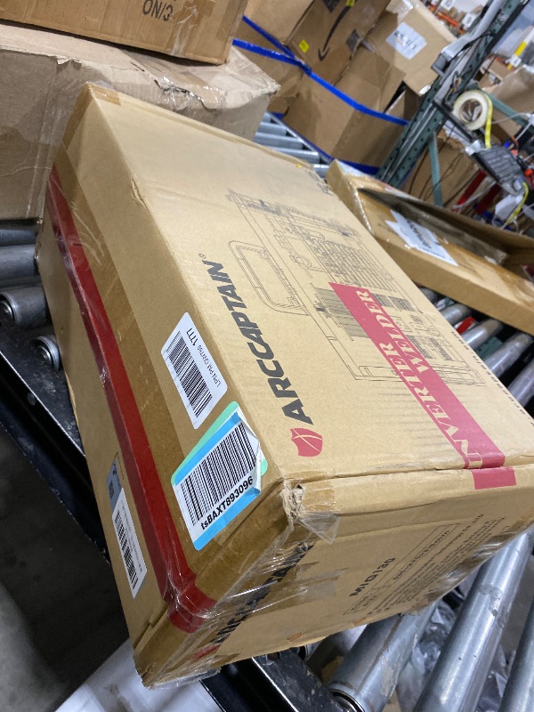 Photo 1 of ARCCAPTAIN 130A Flux Core MIG Welder 110V Gasless MIG/Lift TIG/MMA 3 in 1 Welding Machine with Synergy, IGBT Inverter Welder Machine Portable Welder with MIG Welding Gun