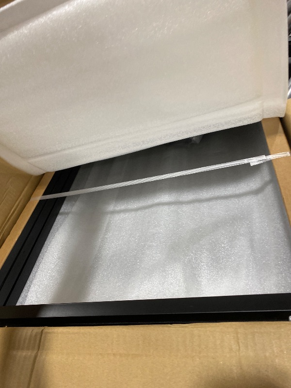 Photo 1 of Topteng Portable DJ Facade Booth with Black/White Lighting Scrims, 42" x 20" Metal Frame DJ Table with Cable Slots, Carrying Case, for Events Clubs Bars Weddings Shows Party Indoor and Outdoor