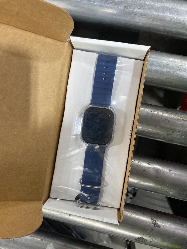 Photo 1 of Apple Watch Ultra 2 [GPS + Cellular 49mm] Smartwatch with Rugged Titanium Case & Blue Ocean Band. Fitness Tracker, Precision GPS, Action Button, Extra-Long Battery Life, Bright Retina Display