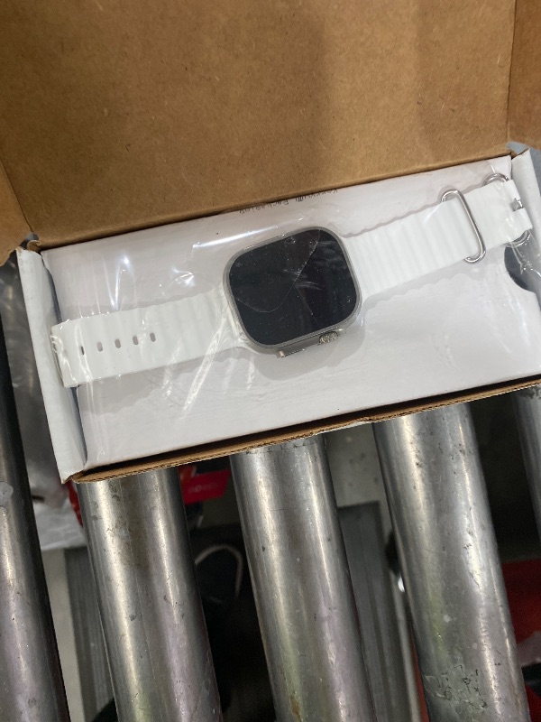Photo 1 of Apple Watch Ultra 2 [GPS + Cellular 49mm] Smartwatch with Rugged Titanium Case & White Ocean Band. Fitness Tracker, Precision GPS, Action Button, Extra-Long Battery Life, Bright Retina Display