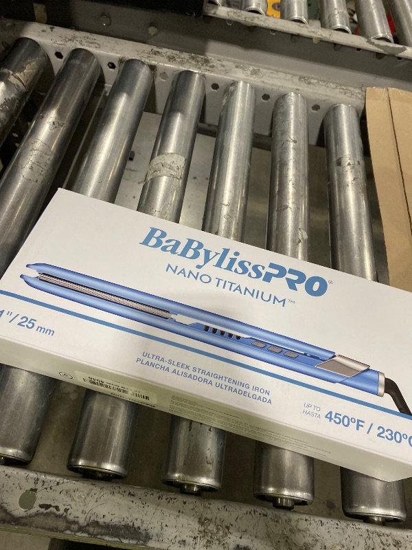 Photo 1 of BaBylissPRO Nano Titanium Flat Iron Hair Straightener