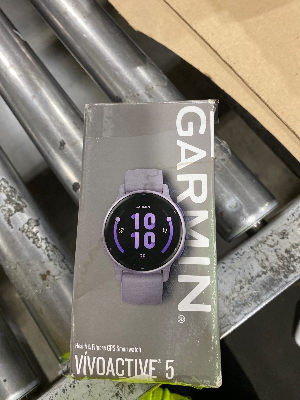 Photo 1 of Garmin vívoactive 5, Health and Fitness GPS Smartwatch, AMOLED Display, Up to 11 Days of Battery, Orchid