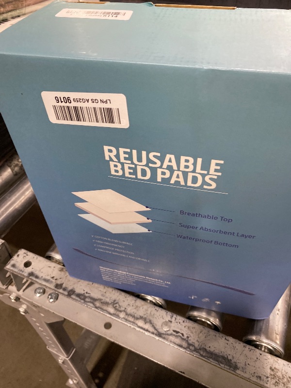 Photo 1 of Careboree Incontinence Bed Pads 34"x60" for Queen Beds, Washable Underpads