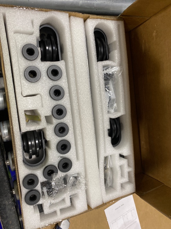 Photo 1 of 12FT Double Sliding Barn Door Hardware Kit, Sliding Closet Door Hardware