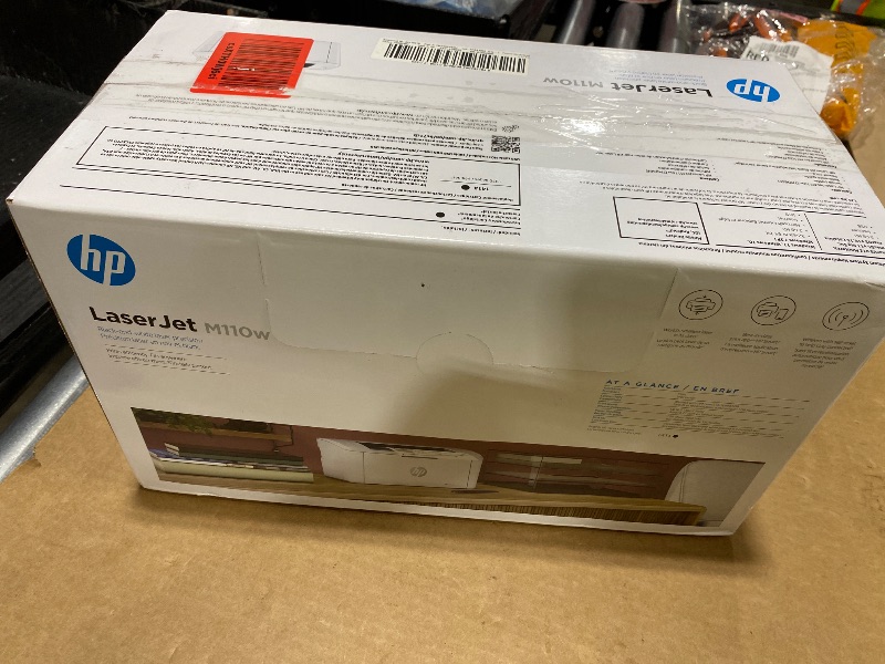 Photo 1 of HP LaserJet M110w Wireless Black & White Printer, Print, Fast speeds, Easy Setup, Mobile Printing, Best-for-Small Teams