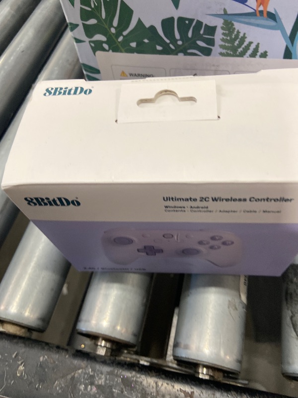 Photo 1 of 8BitDo Ultimate 2C Wireless Controller for Windows PC and Android, with 1000 Hz Polling Rate, Hall Effect Joysticks and Triggers, and Remappable L4/R4 Bumpers (Purple)