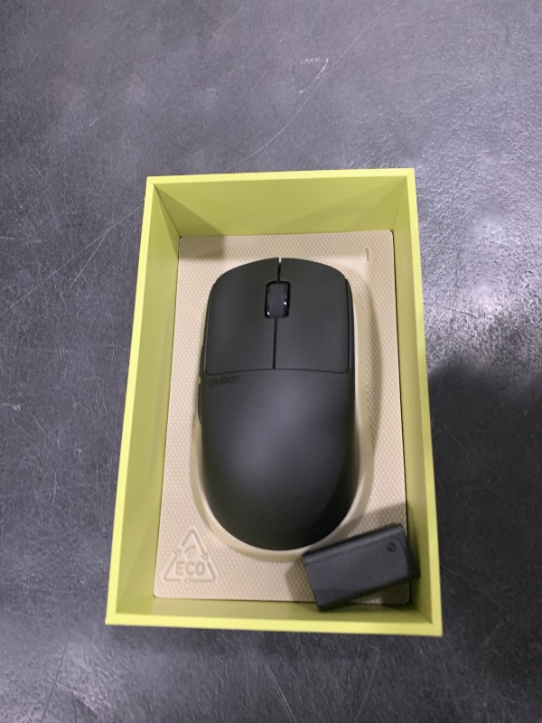 Photo 1 of Pulsar Gaming Gears X2 Crazylight Wireless Gaming Mouse, Ultra Lightweight 1.23 oz (35g), Optical Switch, 32000 DPI, 750 IPS, XS-1 Sensor, 8k Compatible (Jet Black)