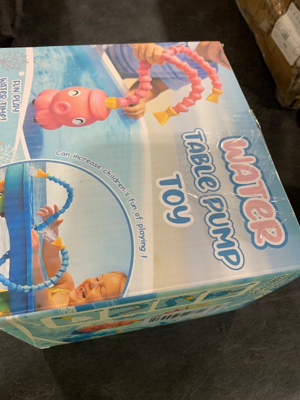 Photo 1 of Aacabo Rechargeable Water Table Pump with Huge Water Output,Water Flow Rate up to 8L/min (2.11 GPM),Kids Sand Water Play Pump,Octopus-Shaped Design,Suitable for Most Water Table on the Market