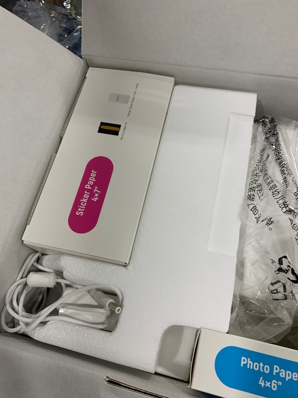 Photo 1 of Liene PixCut S1 Inspire Kit - All-in-One Color Sticker Printer & Cutting Machine, Thermal Dye-Sublimation Photo Printer, 300 DPI, Color Label Maker with 180 Sheets (36 Photo + 144 Sticker Paper)