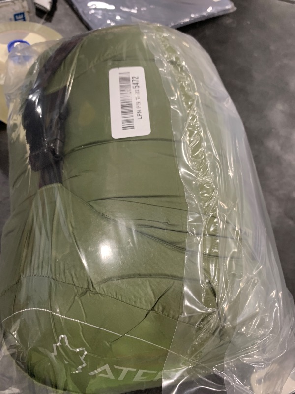 Photo 1 of ATEPA 700FP Down Sleeping Bag for Adults, Ultralight 0 Degree Mummy Sleeping Bag with RDS Down & Recycled 15D Nylon Shell for Backpacking Camping Hiking, ISO Limit 35°F, Green