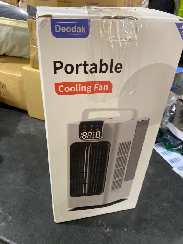Photo 1 of Mini Portable Air Conditioner Cooler: 2000ml Air Cooling Fan with 120°Oscillating - 3 Mist Modes & 4 Speeds, RGB Night Light, 1-8H Timer Remote Control - Portable Small AC for Bedroom, Room, Desk
