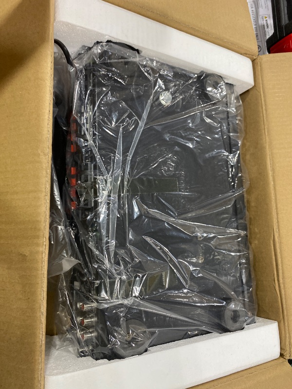 Photo 1 of Donner Stereo Receivers, Premium 1000W Peak Power 6 Channel Audio Amplifier with Bluetooth 5.3, USB, FM, 2 Mic-in, Echo, RCA, Optical/Coaxial Input for Home, Karaoke, Theater Speakers, MAMP6