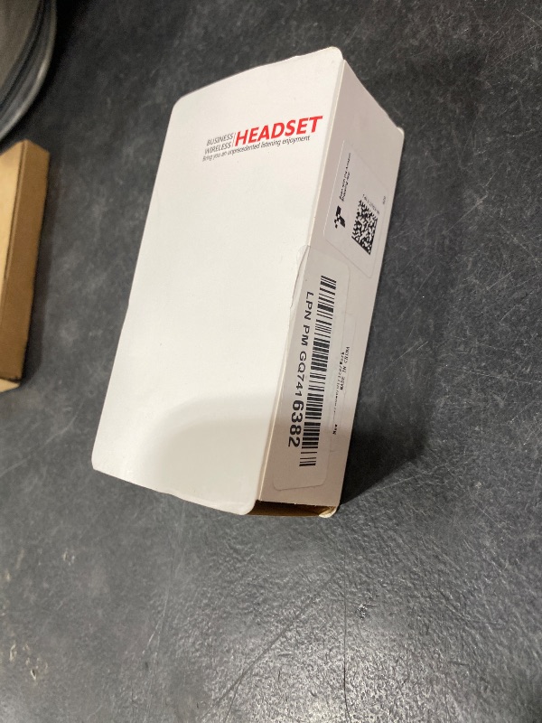 Photo 1 of Bluetooth Headset V5.3, Wireless Headset with Dual Noise-Canceling Microphones, Portable Charging Case, 300H Standby Time, Hands Free Headphones for Computer/Cell Phones, Trucker/Home/Office/Work
