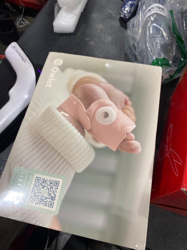 Photo 1 of Owlet Dream Sock Smart Wearable Baby Monitor Tracks Heart Rate & Oxygen in Real Time Parents Receive Alerts, Sleep Insights & More via App - Dusty Rose