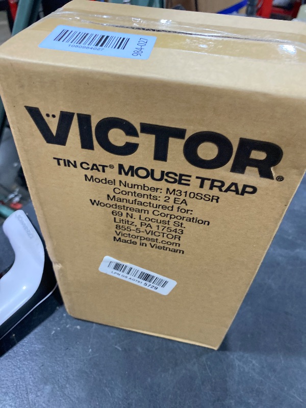 Photo 1 of Victor Tin Cat Multi-Catch Live Mouse Trap - Indoor and Outdoor Humane Catch and Release Mouse Trap - M310SSR - Humanely Capture Mice - 2 Traps