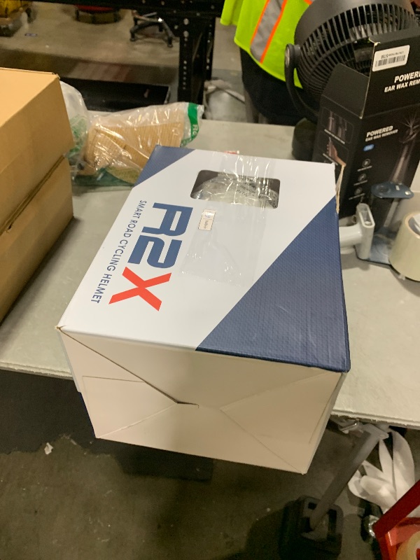 Photo 1 of Sena R2X Smart Road Cycling Helmet with Alexa Built-in and Mesh Intercom (Matte White, Medium)