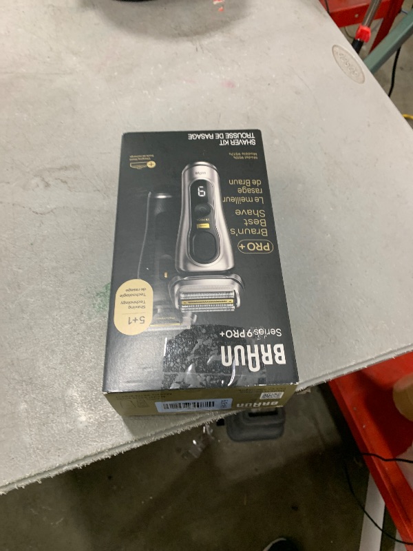 Photo 1 of Braun Series 9 PRO+ Electric Razor for Men, 5 Pro Shave Elements & Precision Long Hair Trimmer, 6in1 SmartCare Center, Wet & Dry Electric Shaver for Smooth Skin with 60min Battery Runtime, 9517s