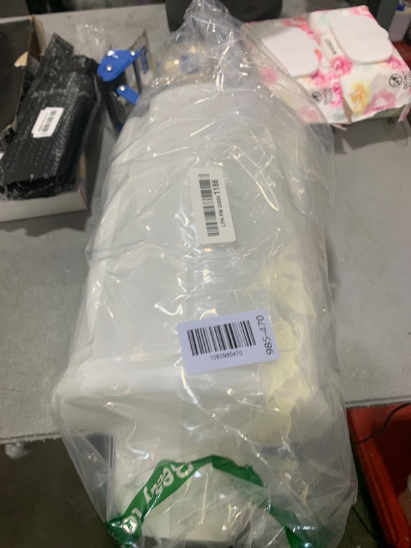 Photo 1 of SP Bel-Art Truncated Style Acid/Solvent Bottle Carrier; Holds One 4 Liter (1 Gallon) Bottle, Polyethylene (F16960-0000) Made in USA
