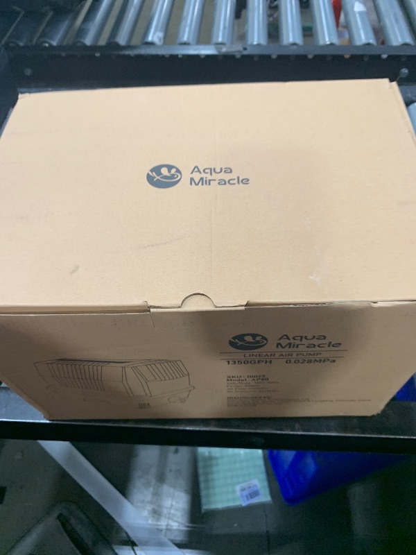 Photo 1 of AquaMiracle Linear Air Pump AP80 for Pond Aeration, 1350GPH Septic Air Pump Pond Aerators for Outdoor Ponds, Hydroponic, Waste Treatment, Aquarium, Fish Farm, Seafood Restaurant