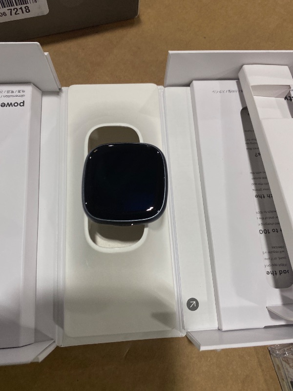 Photo 1 of Fitbit Versa 4 Fitness Smartwatch with Daily Readiness - 3-Month Google Health Premium Membership Included - GPS, 24/7 Heart Rate, 40+ Exercise Modes, Sleep Tracking - Black/Graphite