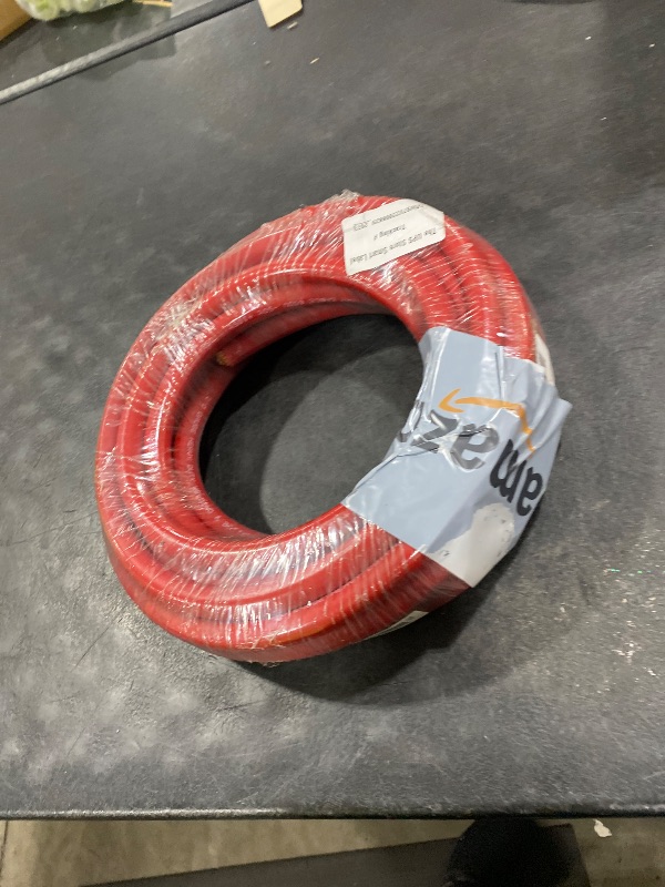 Photo 1 of Geosiry 2/0 Battery Cable, 30FT Red Stranded Pure Copper Wire, 2/0 Welding Cable for Automotive, Battery, Solar, Marine and Generator
