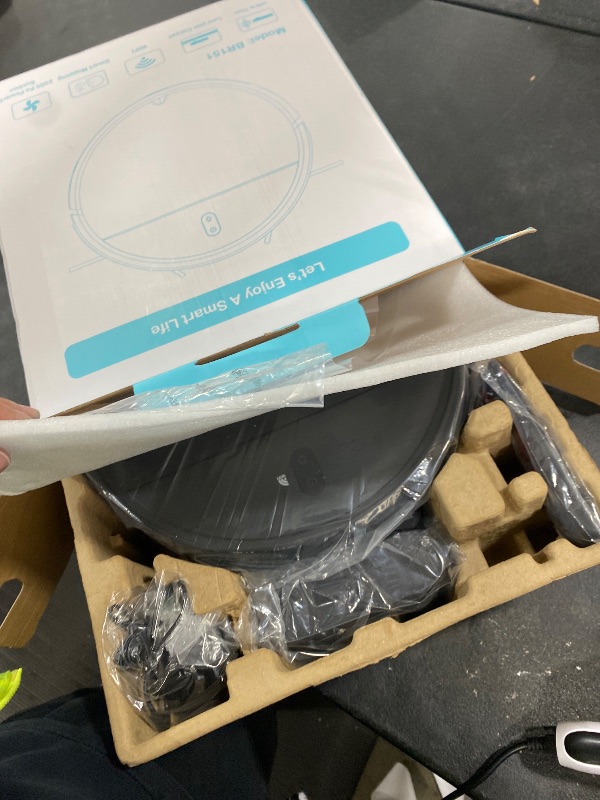 Photo 1 of Robot Vacuum and Mop Combo, 2 in 1 Robotic Vacuum Cleaner with Schedule, App/Alexa/Voice Control, Slim 2.87", Self-Charging, Strong Suction & Long Runtime, Ideal for Hard Floor, Pet Hair, Carpet