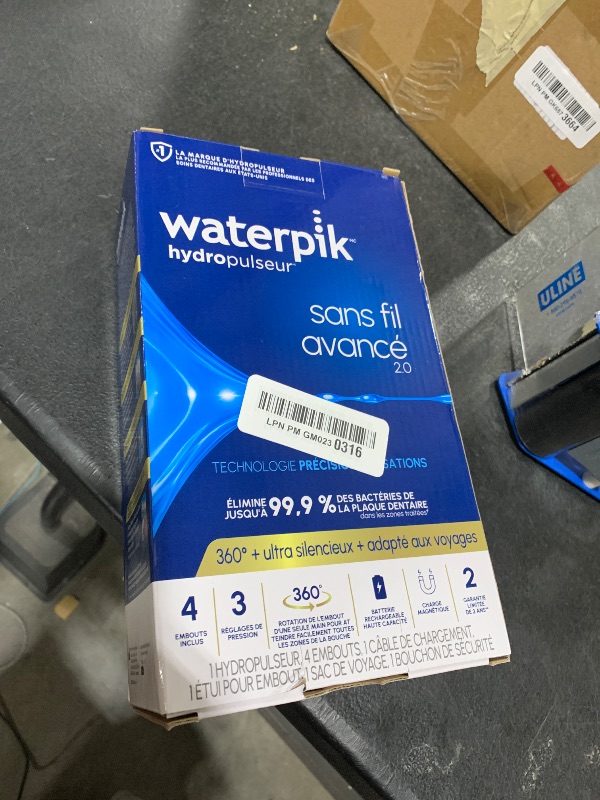 Photo 1 of Waterpik Cordless Advanced 2.0 Water Flosser For Teeth, Gums, Braces, Dental Care With Travel Bag and 4 Tips, ADA Accepted, Rechargeable, Portable, and Waterproof, Rose Gold WP-589, Packaging May Vary