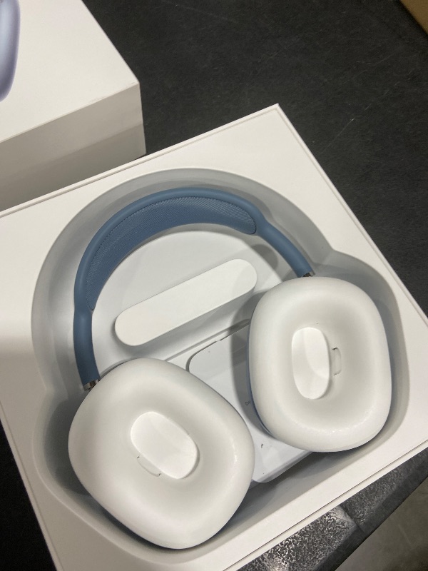 Photo 1 of Apple AirPods Max 2 Wireless Over-Ear Headphones, Active Noise Cancellation, Adaptive Audio, Personalized Spatial Audio, Live Translation, Bluetooth Headphones for iPhone – Blue