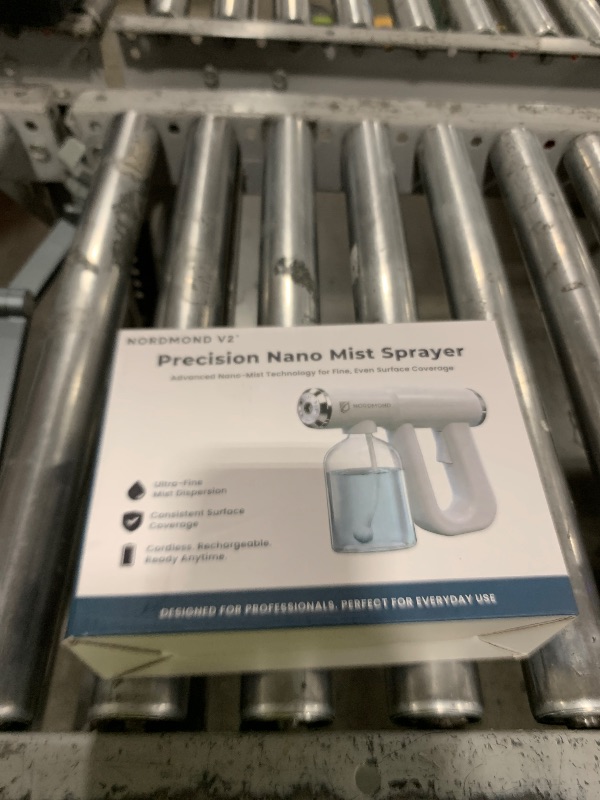 Photo 1 of The Original Disinfectant Fogger Machine - Professional Sanitizer Sprayer - ULV Atomizer & Nano Steam Gun – Rechargeable Barber Spray Gun with Blue Light V2