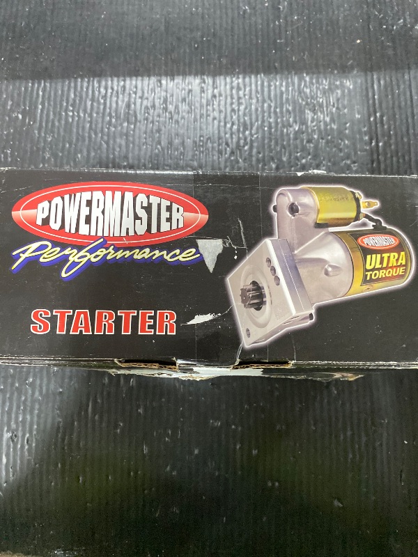Photo 1 of Powermaster Starter, Master Torque, 3.25:1 Gear Reduction, Black, 168 Tooth Flywheel, GM LS-Series, Each