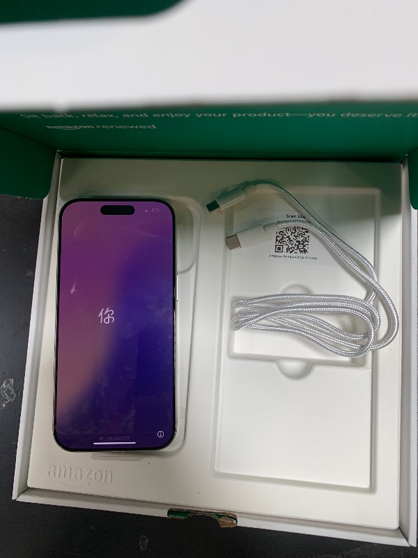 Photo 1 of Apple iPhone 16 Pro, US Version, 1TB, White Titanium - Unlocked (Renewed Premium)