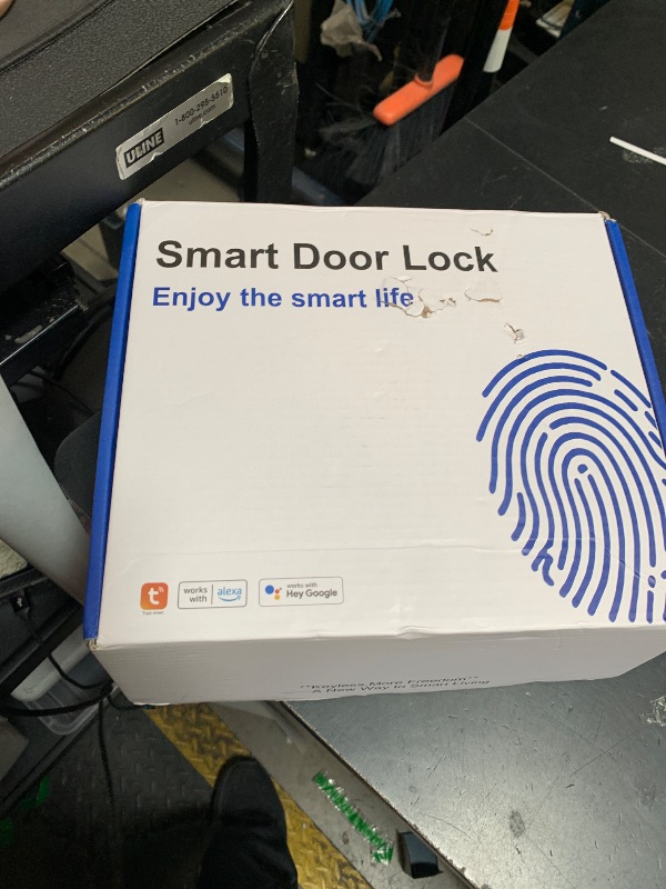 Photo 1 of Leydebong Smart Door Handle Lock with Keypad, Fingerprint Smart Knob - Electronic Lock with Code, IC Card, App Control for Front, Interior, Exterior & Bedroom Door - DIY Installation