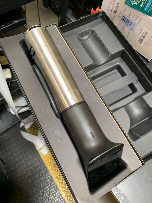 Photo 1 of Anova Culinary Sous Vide Precision Cooker Pro, 1200 Watts, Black and Silver