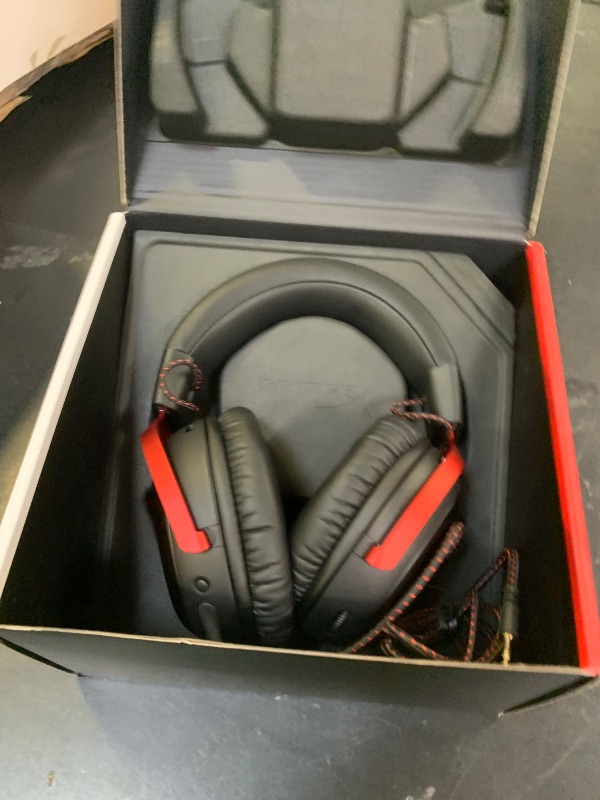Photo 1 of HyperX Cloud III – Wired Gaming Headset, PC, PS5, Xbox Series X|S, Angled 53mm Drivers, DTS Spatial Audio, Memory Foam, Durable Frame, Ultra-Clear 10mm Mic, USB-C, USB-A, 3.5mm – Black/Red