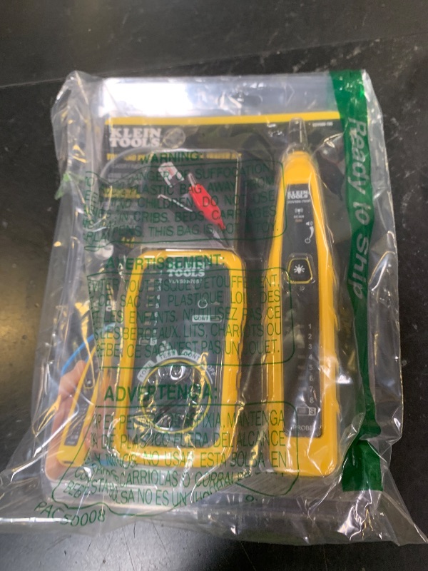 Photo 1 of Klein Tools VDV500-705 Wire Tracer Tone Generator and Probe Kit for Ethernet, Internet, Telephone, Speaker, Coax, Video, and Data Cables RJ45, RJ11, RJ12