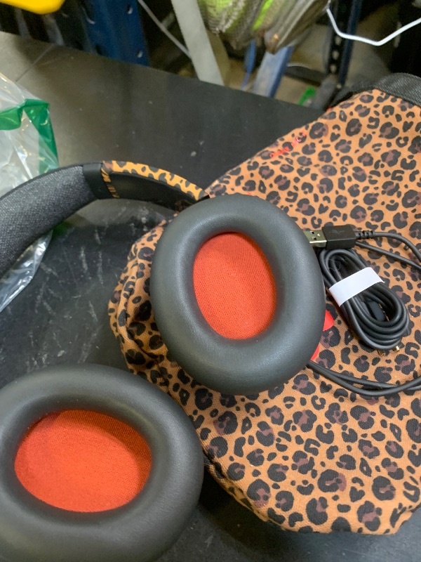 Photo 1 of Skullcandy Crusher ANC 2 Wireless Over-Ear Bluetooth Headphones with Multi-Sensory Bass, Active Noise Cancelling, Up to 60 Hours Battery, Microphone for iPhone Android - Leopard